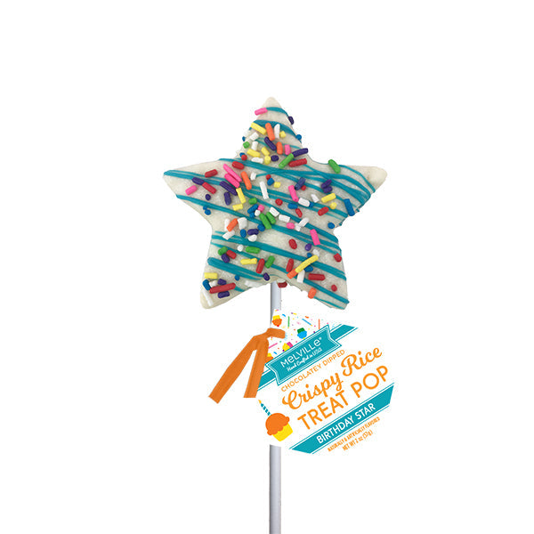 Birthday Celebration Star Rice Treat Pops