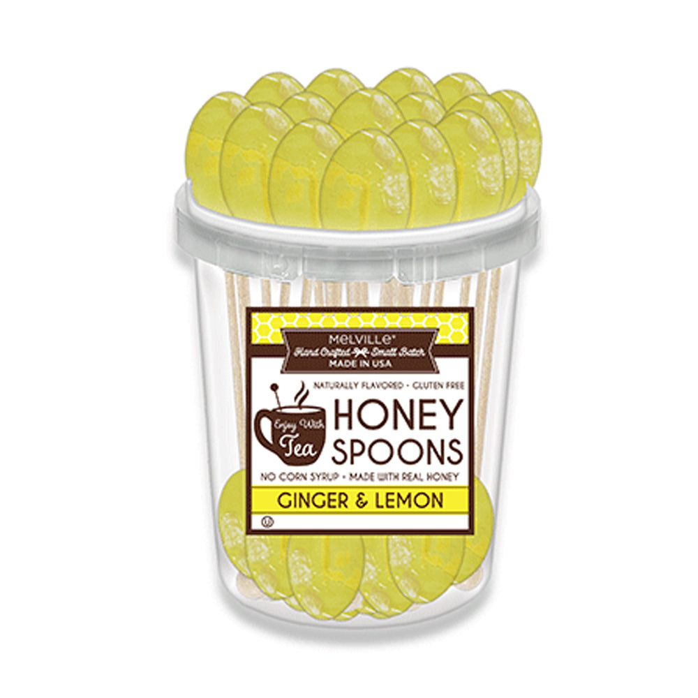 Ginger Lemon Honey Spoons