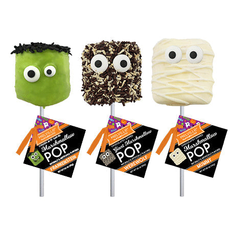 Giant Marshmallow Pops - Assorted Halloween Creatures 2