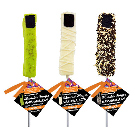 Monster Finger Marshmallow Pops - Assorted