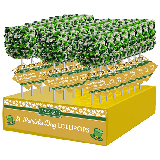 Giant Marshmallow Pops - St. Patrick's Day