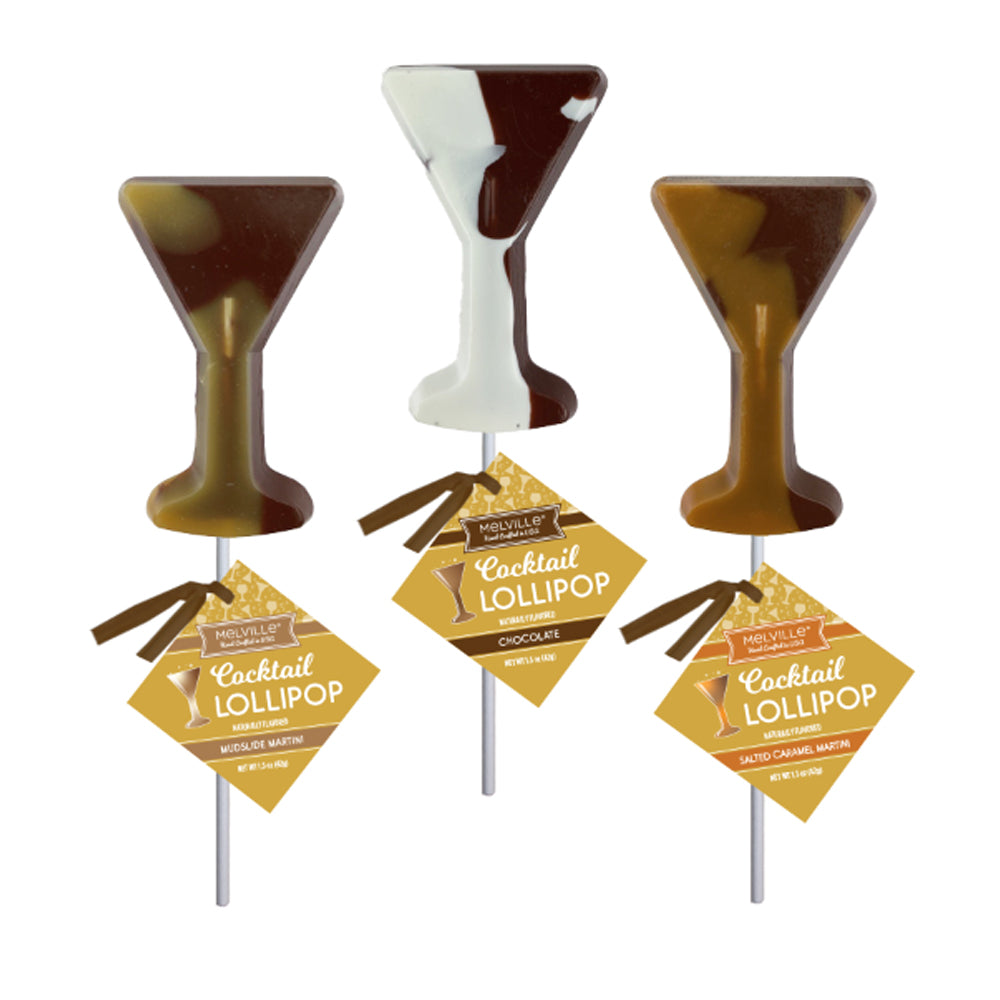 Gourmet Cocktail Lollipops - Mini Chocolate Assortment
