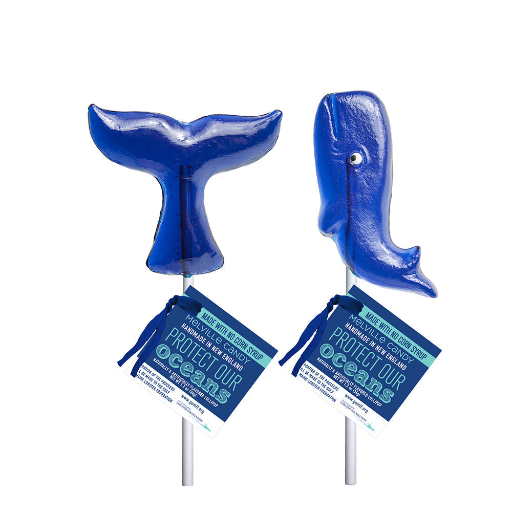 "Gulf of Maine Lobster Foundation" Whale & Whale Tail Lollipops