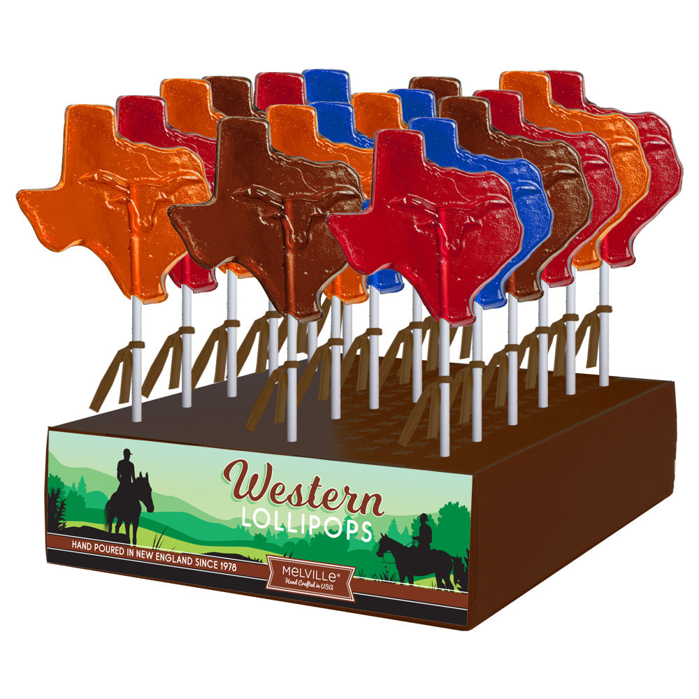 Texas Longhorn Lollipops - Assorted