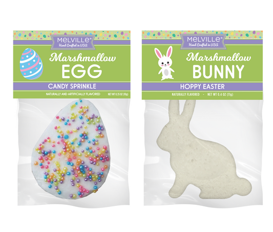 Egg & Bunny Nonpareils Marshmallow Toppers