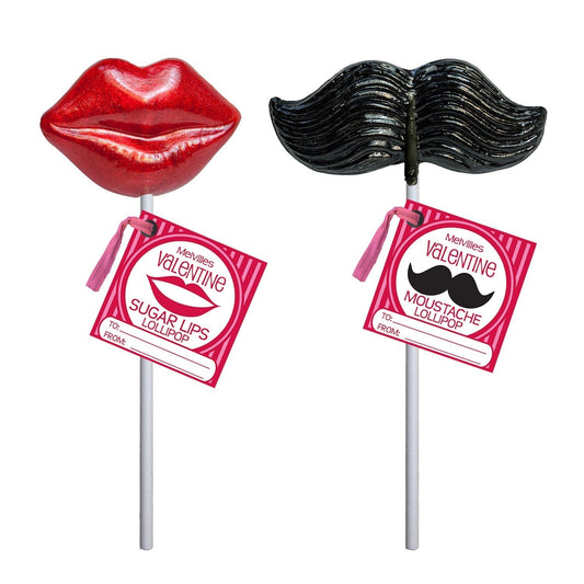 Mustache & Lips Lollipops