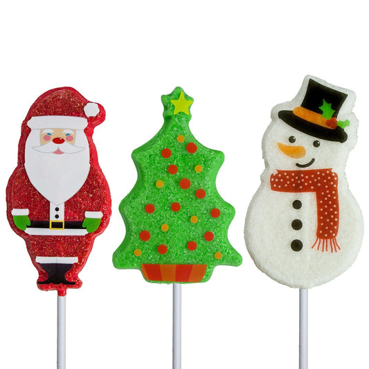 Sweet Holiday Lollipops - Assorted