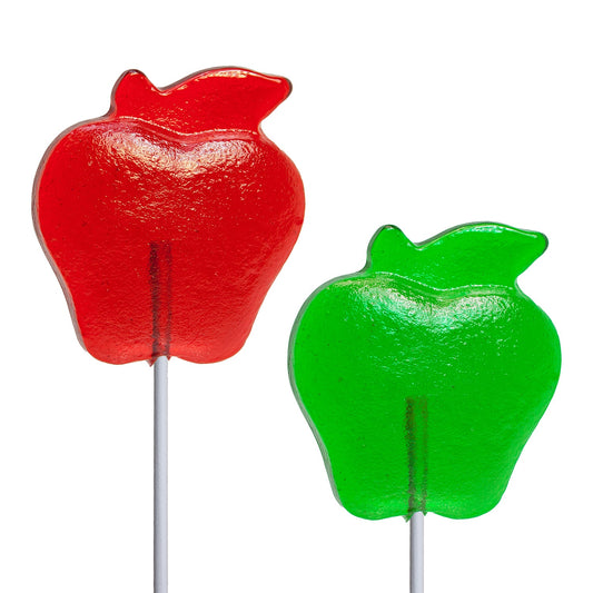 Fall Apple Lollipops - Red & Green