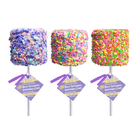 Giant Marshmallow Pops - Spring Assorted