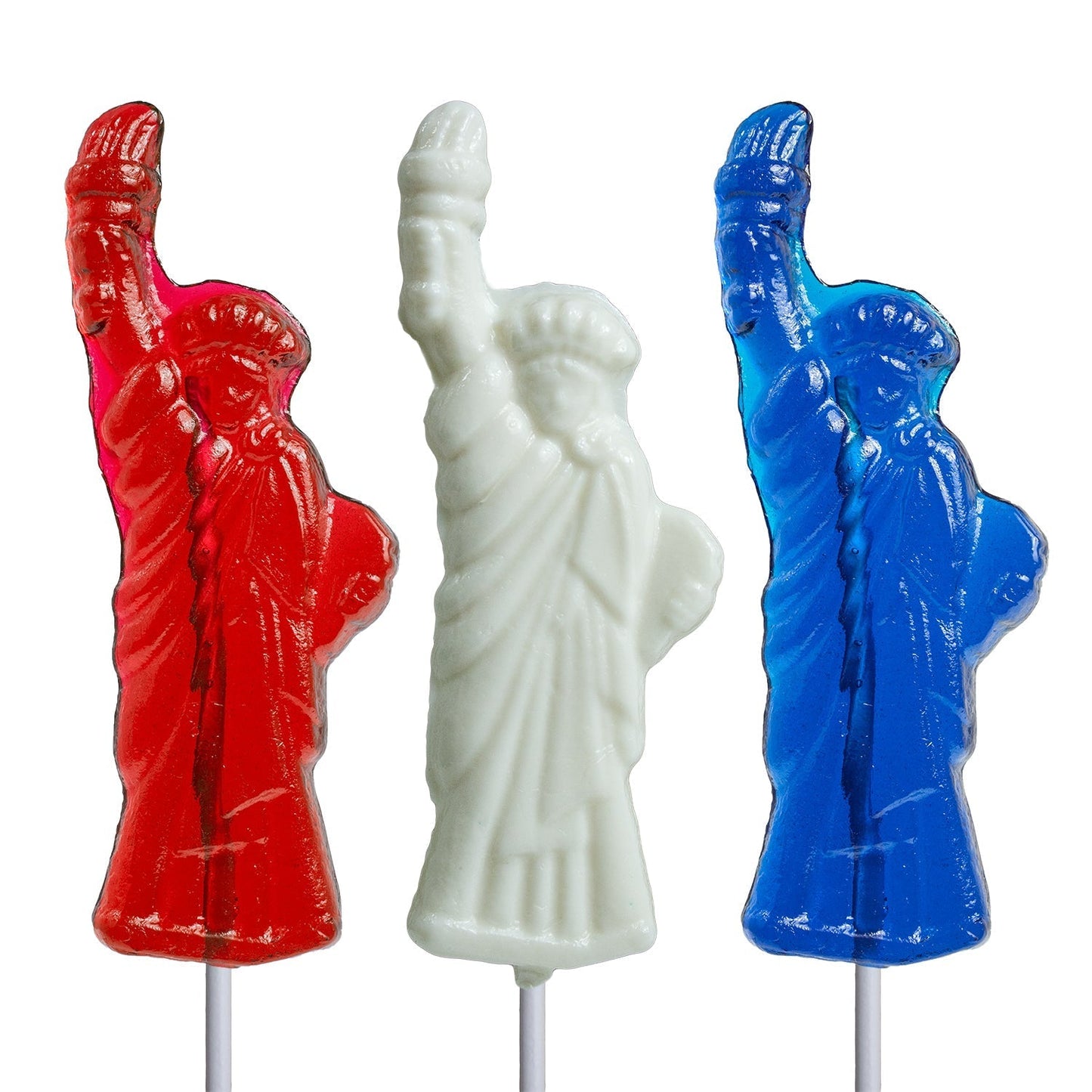 Statue of Liberty Lollipops - Red, White, and Blue