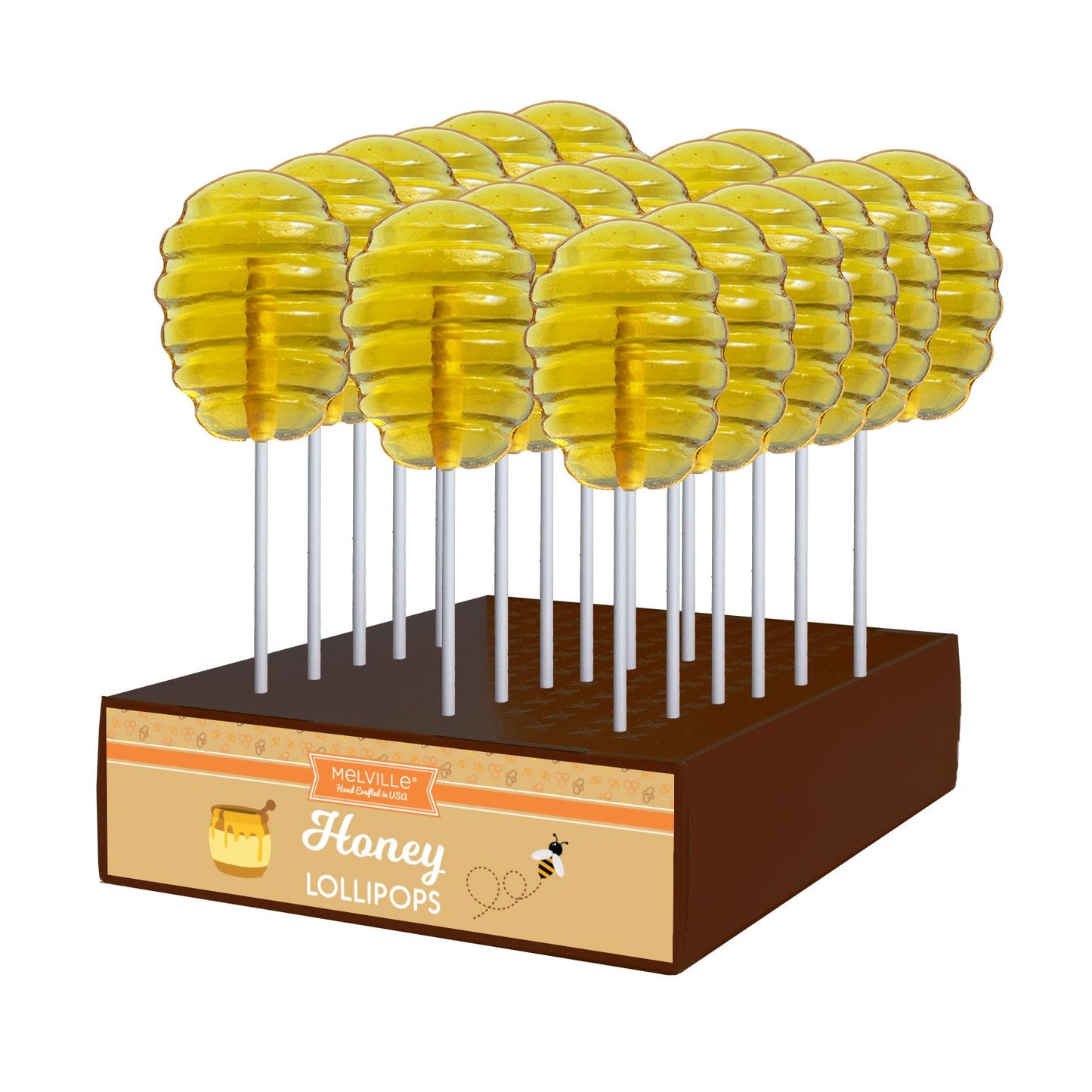 Honey Dippers & Stirrers - 24ct Display Stand - Honey Dipper