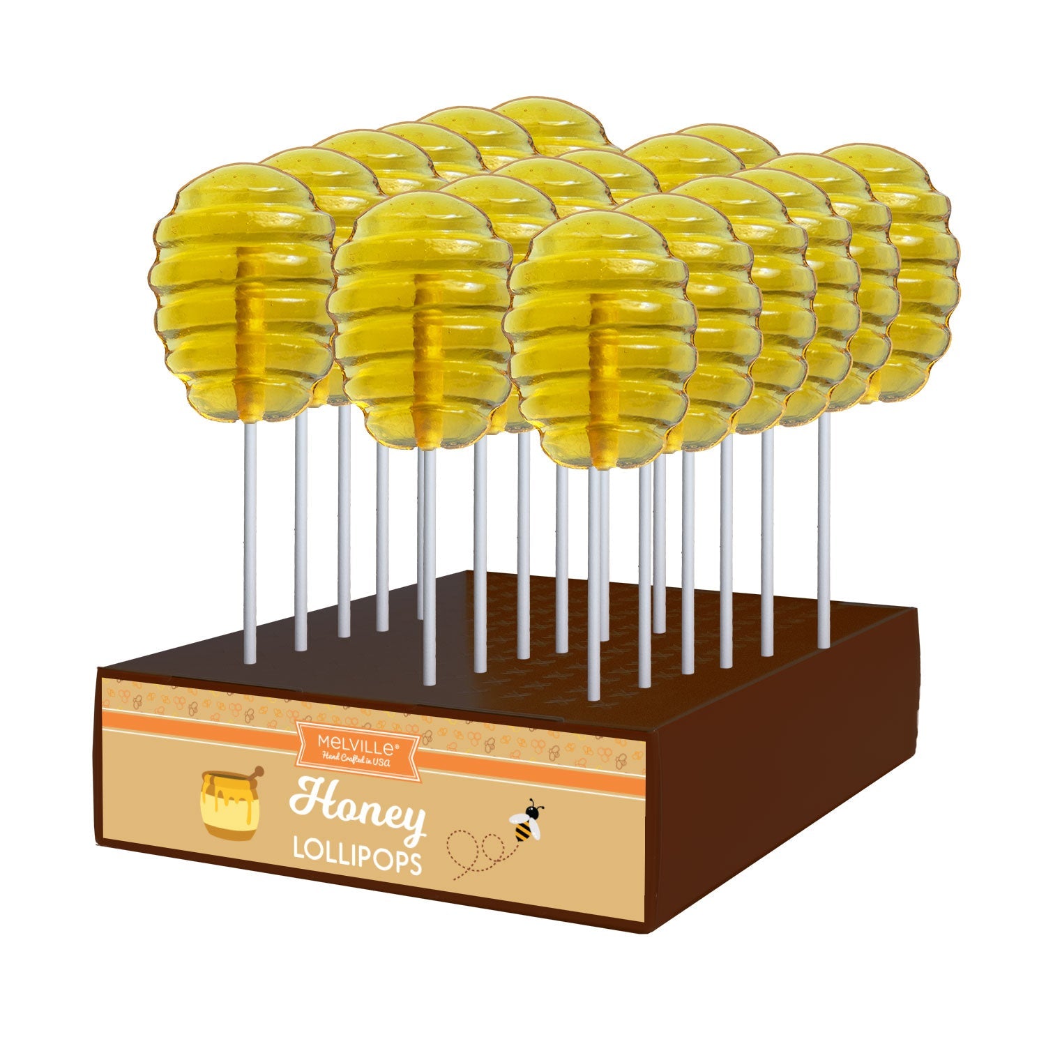 Honey Dippers & Stirrers - 24ct Display Stand - Honey Dipper