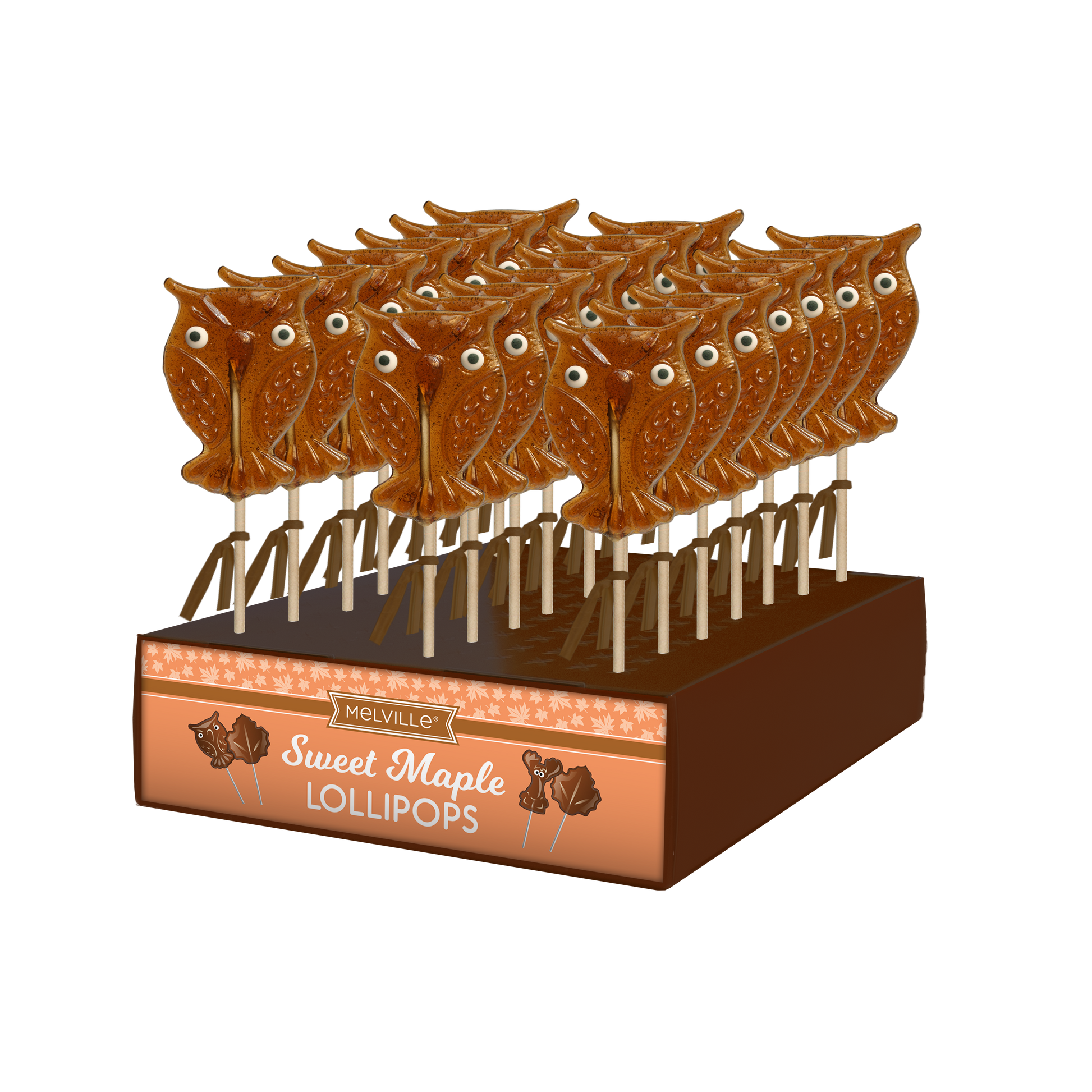 Maple Owl Lollipops