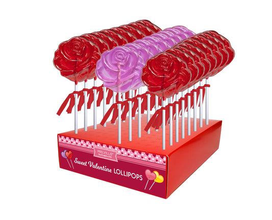 Rose Lollipops