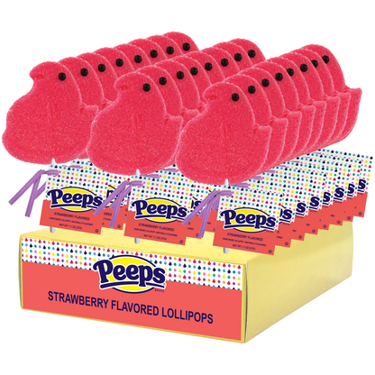 Peeps Hard Candy Lollipops