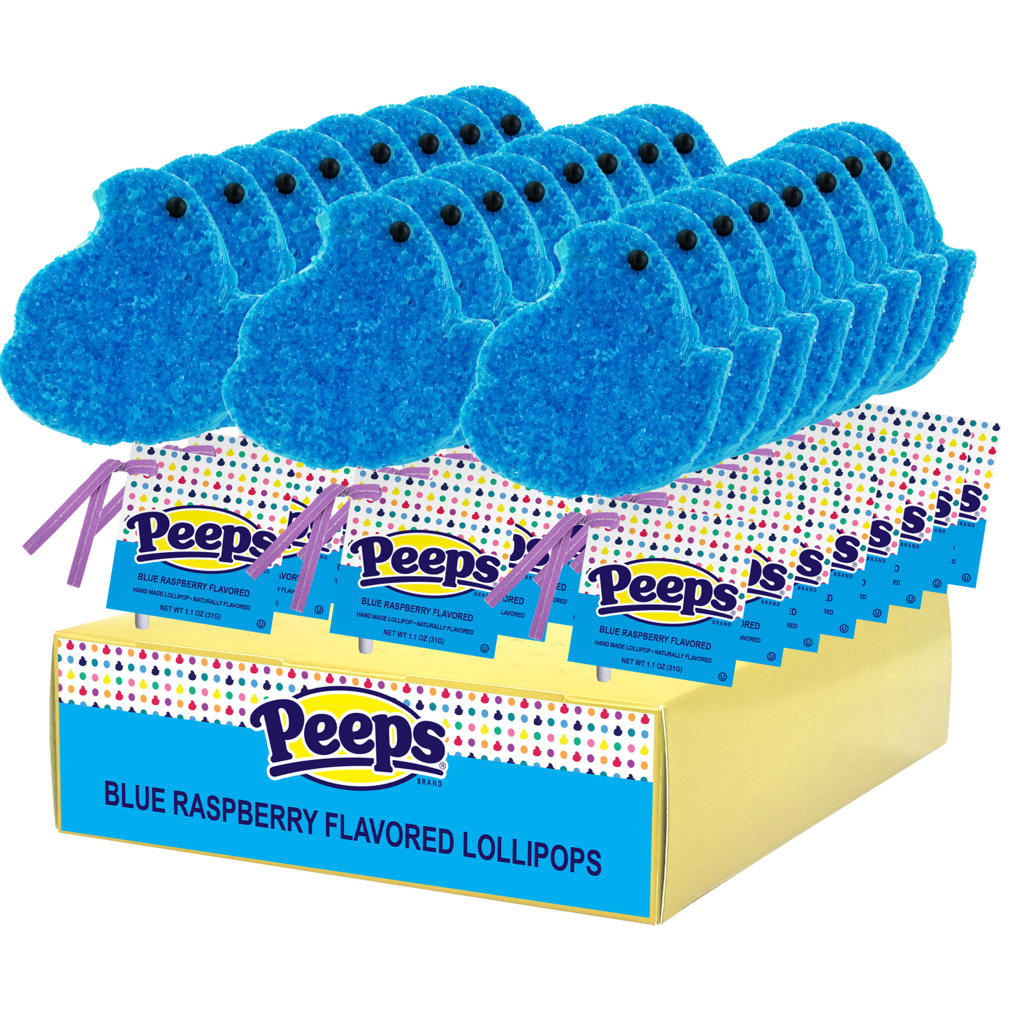 Peeps Hard Candy Lollipops