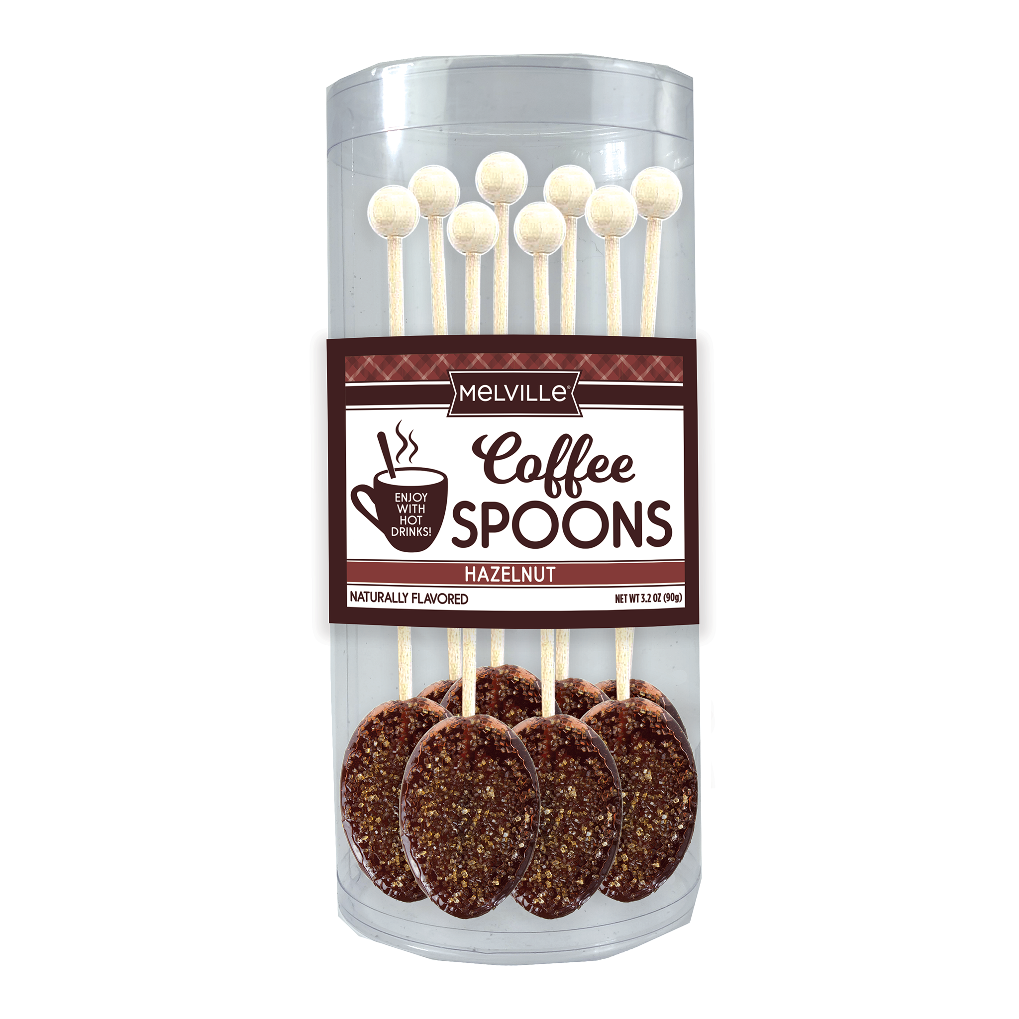 Groffe Spons Coffee Spoons - 8ct Cylinder – Melville Candy Wholesale