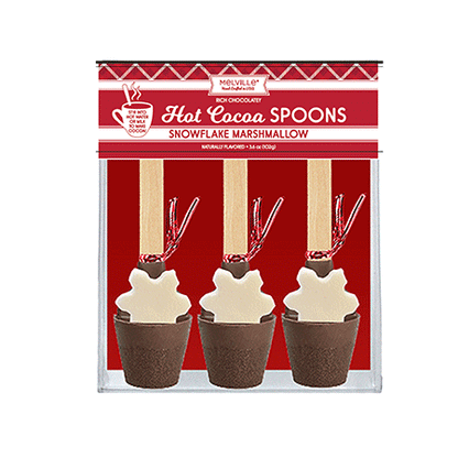 Snowflake Marshmallow Hot Cocoa Maker Spoons
