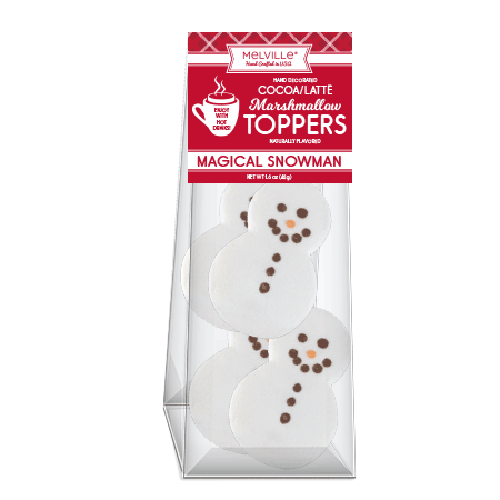 Snowman Marshmallow Toppers - 4ct Gusset Bag