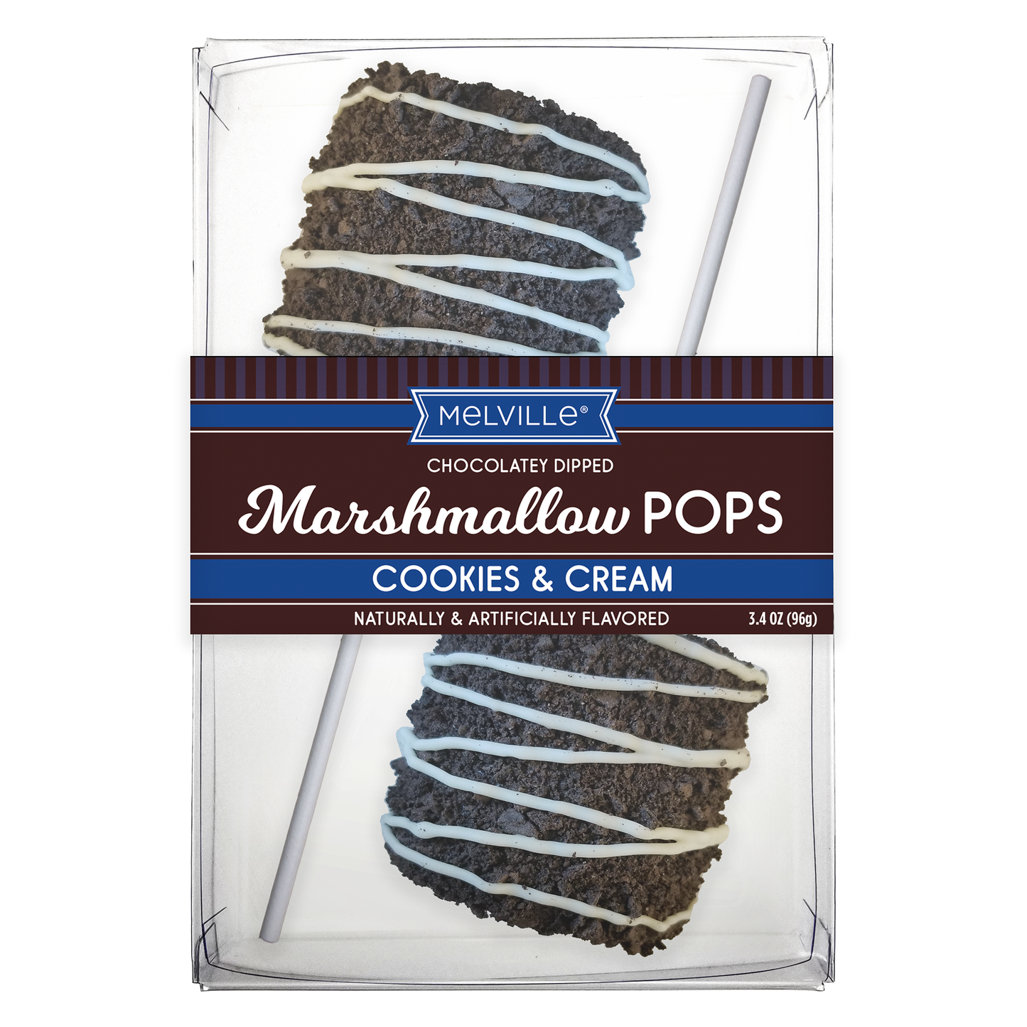 Giant Marshmallow Pops - Cookies & Cream