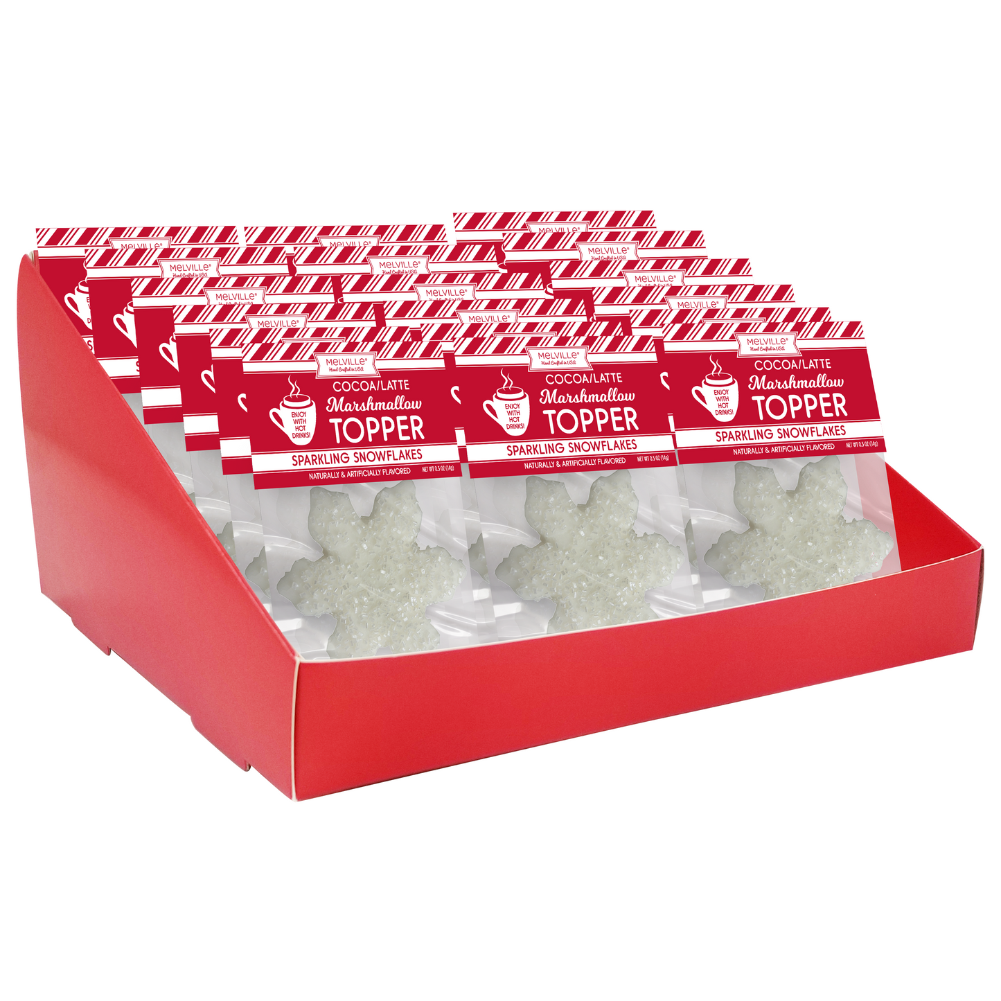 Crystal Snowflake Marshmallow Toppers