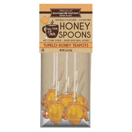 Honey Dippers & Stirrers - 5ct Gusset Bag - Tupelo Honey Teapot