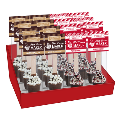 Hot Cocoa Makers - 16ct Display Stand