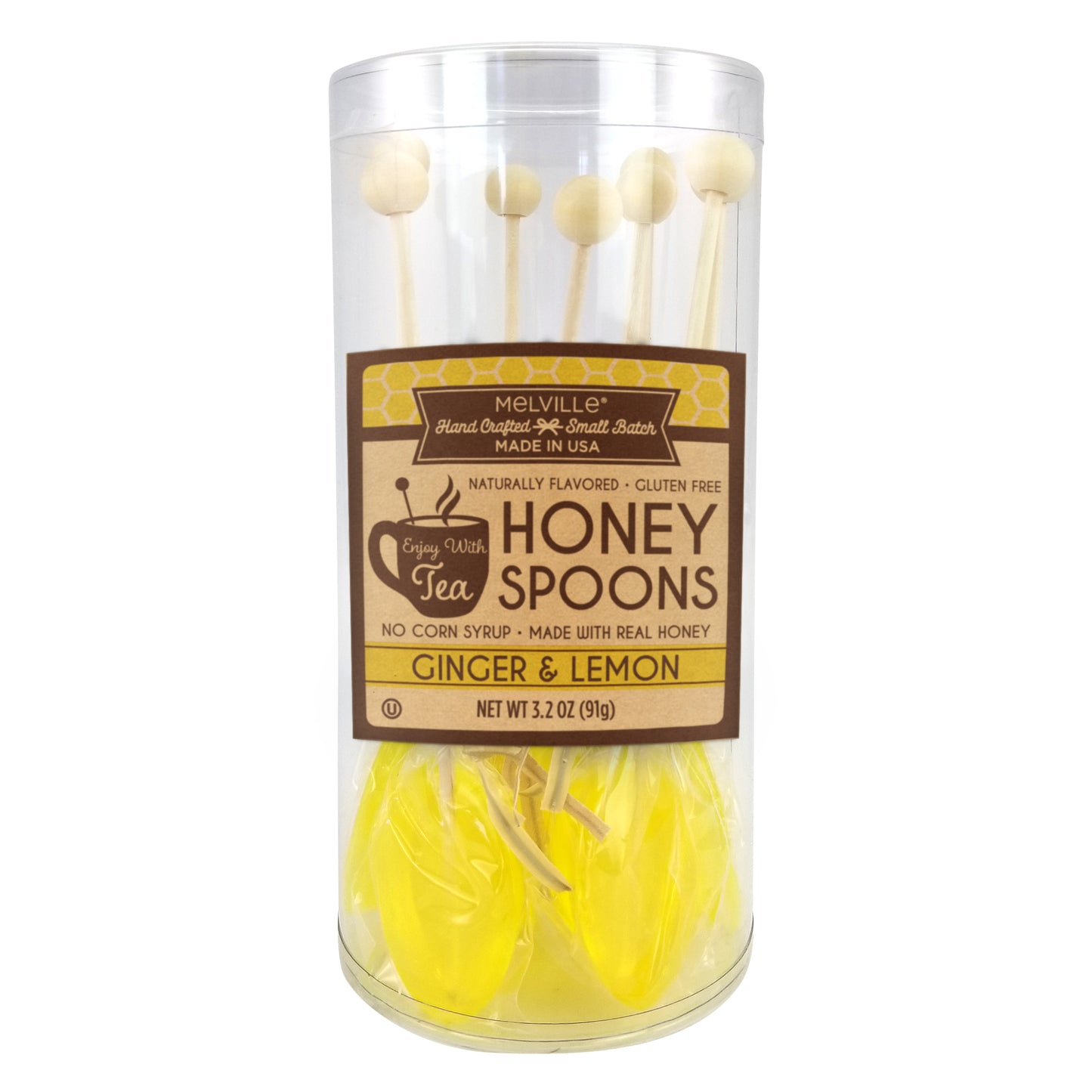 Ginger Lemon Honey Spoons