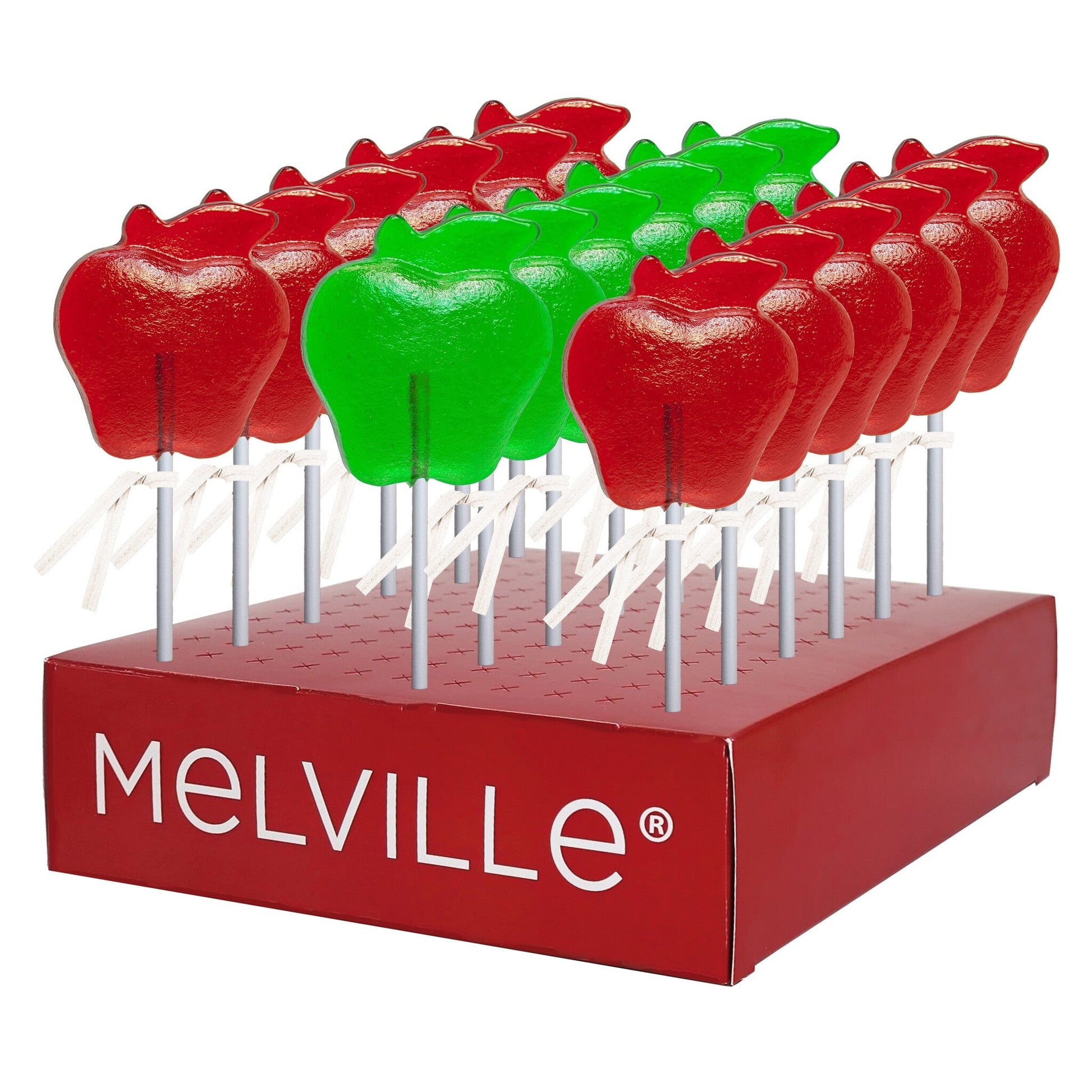 Fall Apple Lollipops - Red & Green - Display Stand