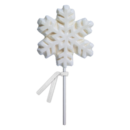 Icon White Snowflake Lollipops - Bulk