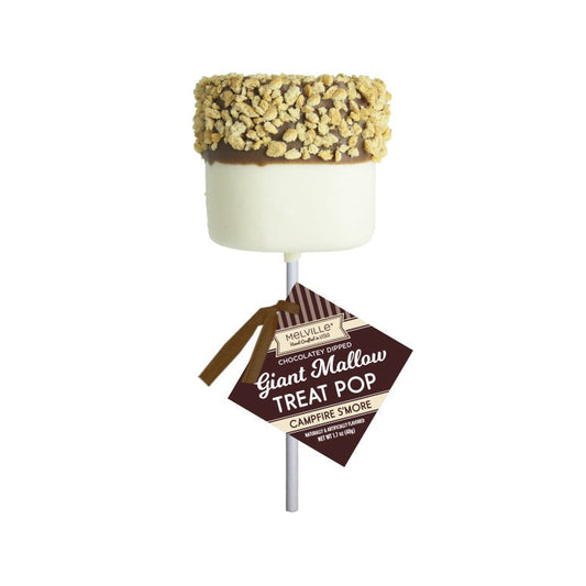Giant Marshmallow Pops - Graham Cracker S'Mores