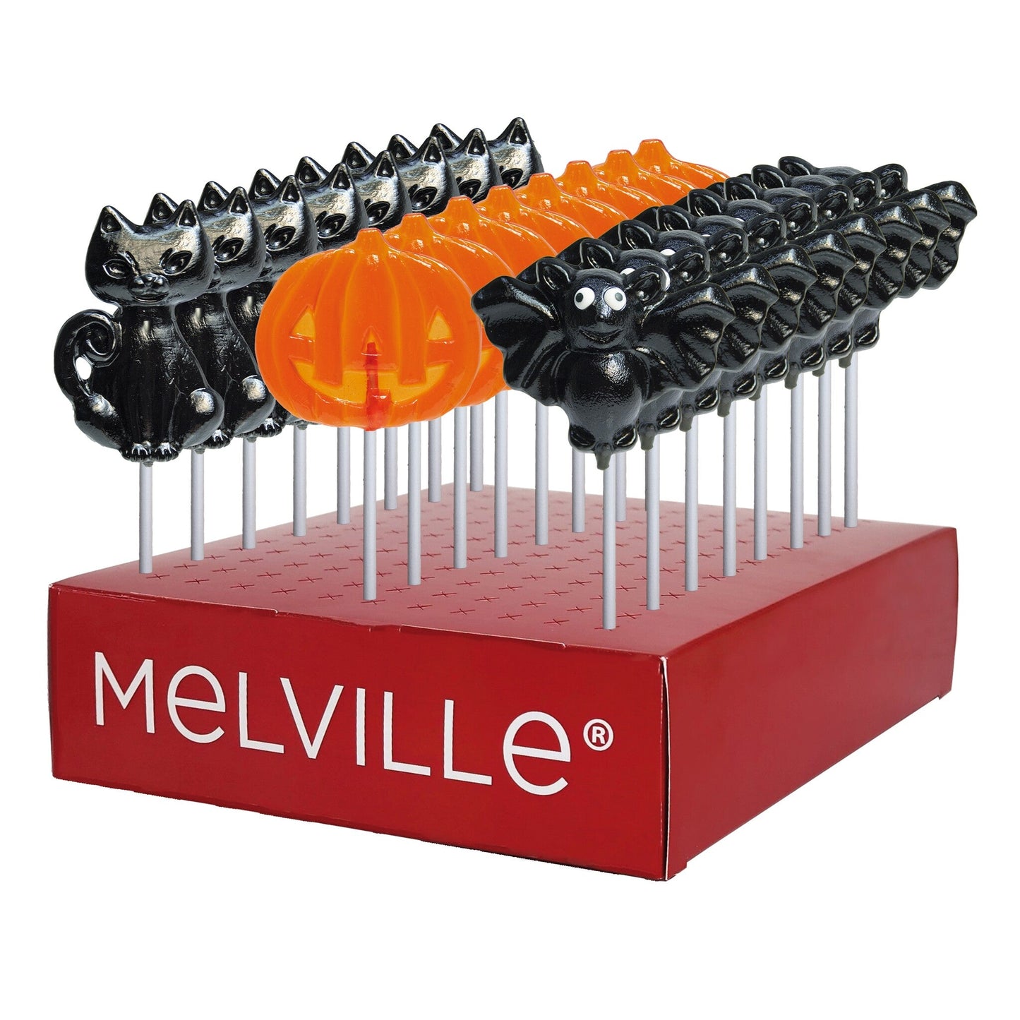 Cheerful Halloween Lollipops Assorted - Display Stand