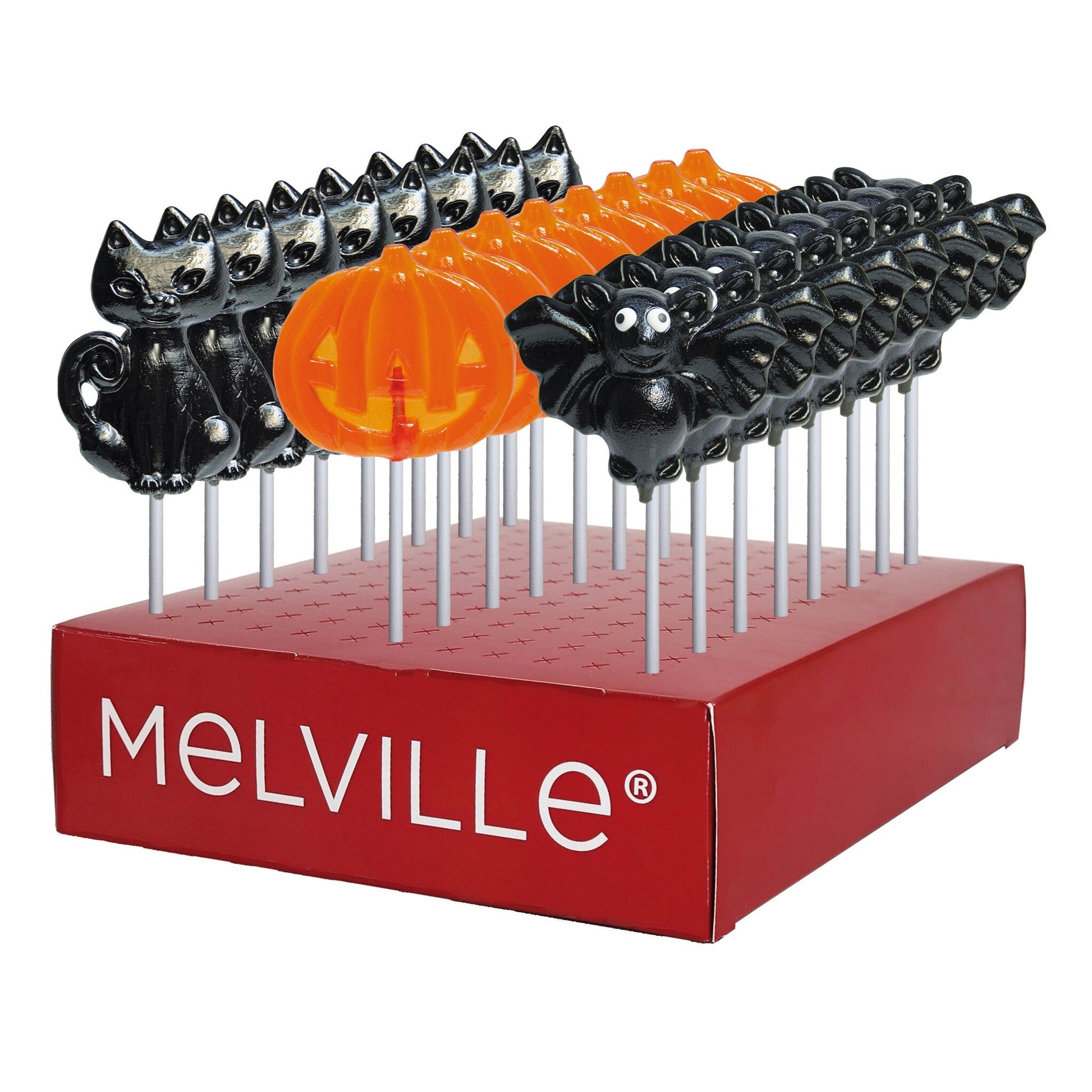 Cheerful Halloween Lollipops Assorted - Display Stand