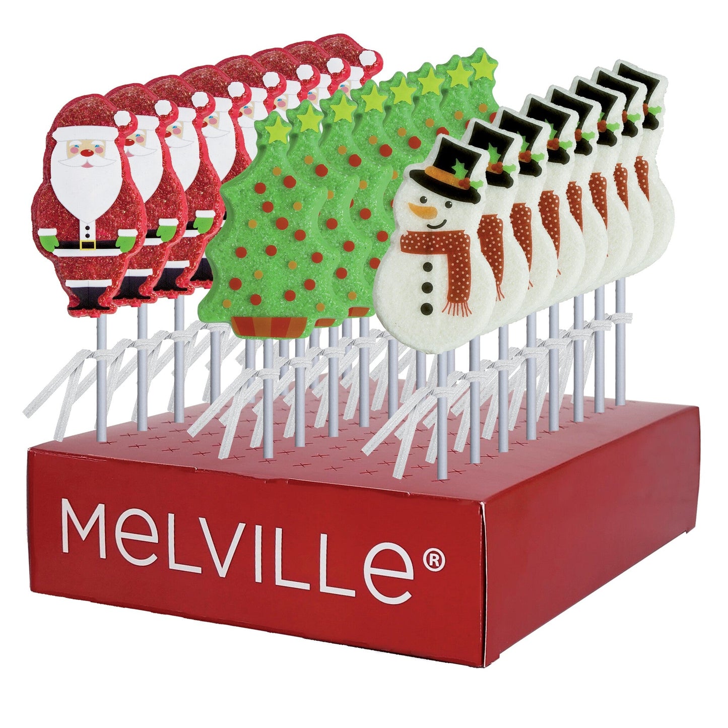 Sweet Holiday Lollipops Assorted - Display Stand