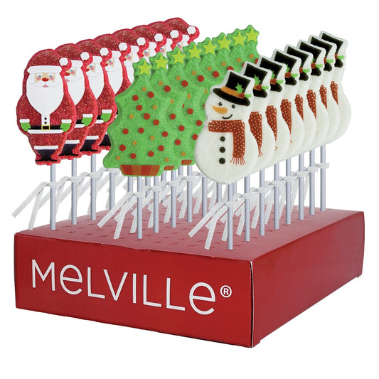 Sweet Holiday Lollipops Assorted - Display Stand