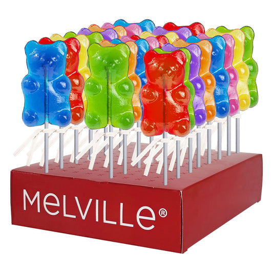 Sugar Bear Lollipops - Assorted - Display Stand
