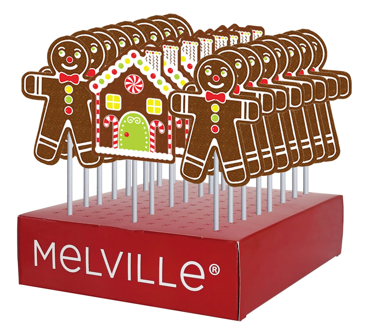 Gingerbread Boy and House Lollipops - Display Stand