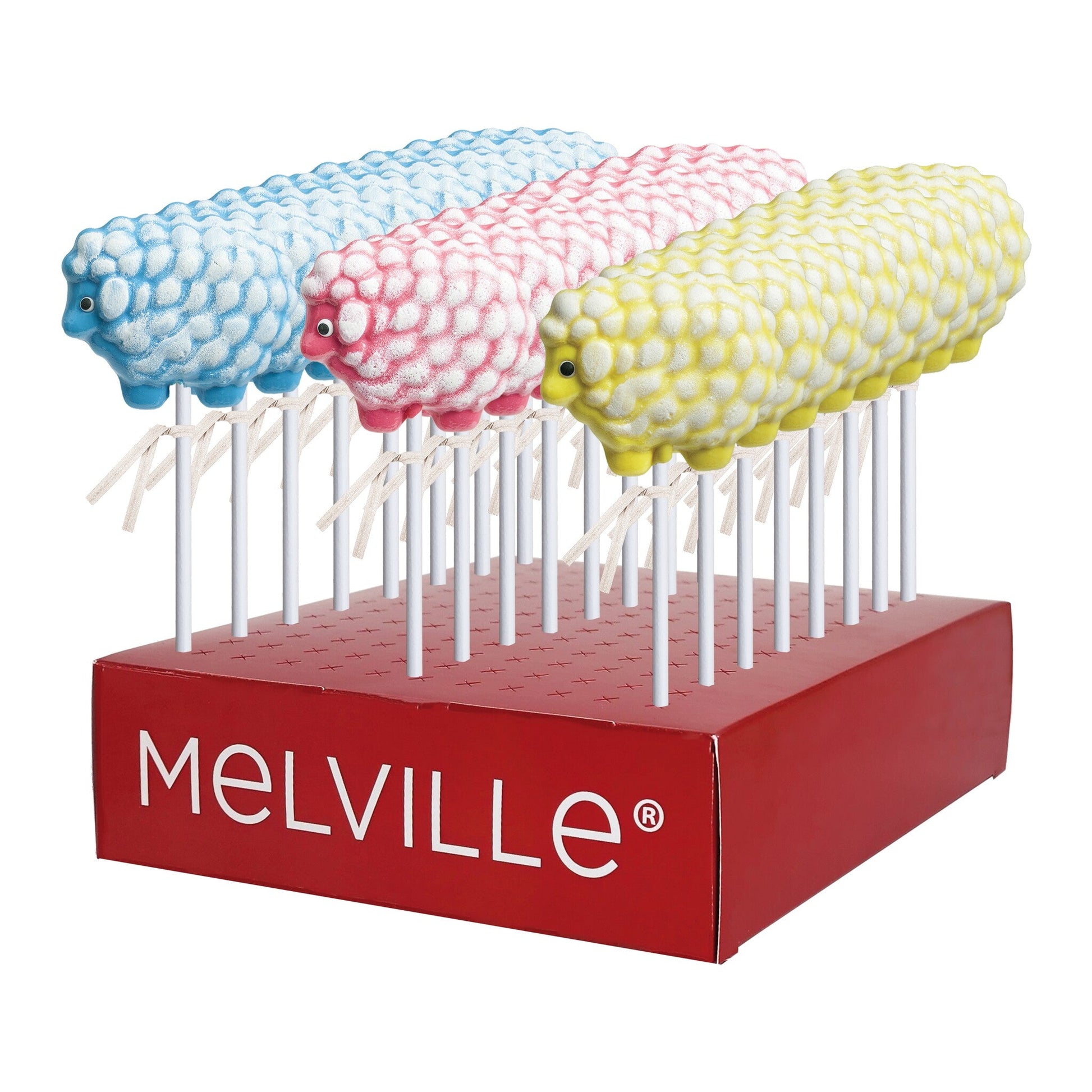 Spring Sheep Lollipops - Assorted - Display Stand