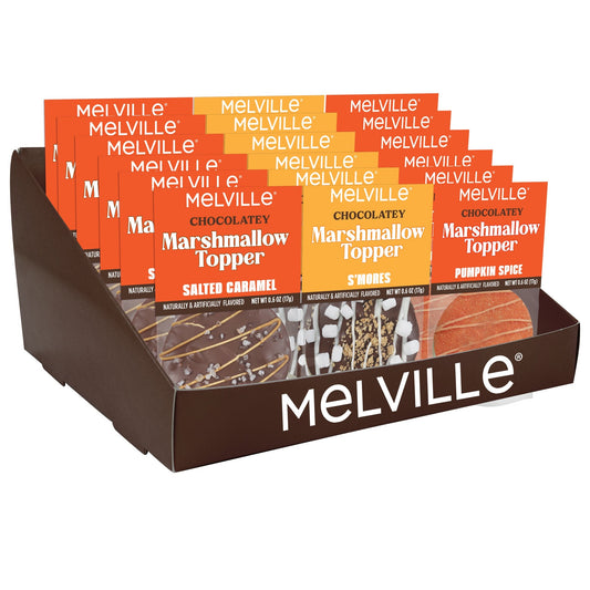 Fall Chocolatey-Dipped Marshmallow Toppers - Assorted - Gusset Bag