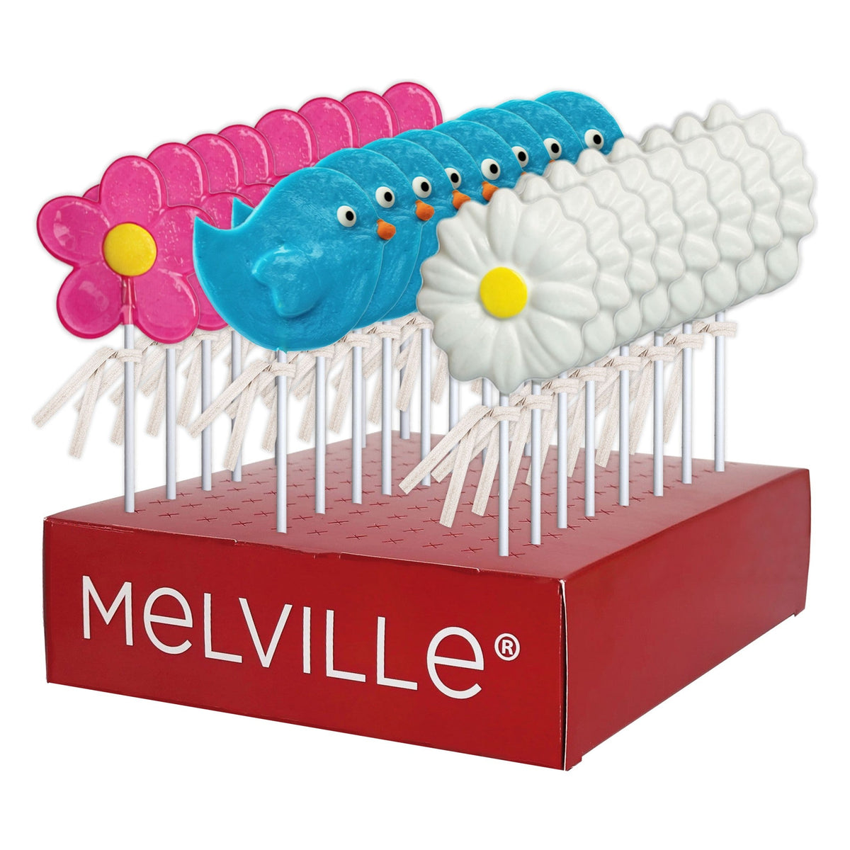 Sweet Spring Lollipops - Assorted - Display Stand