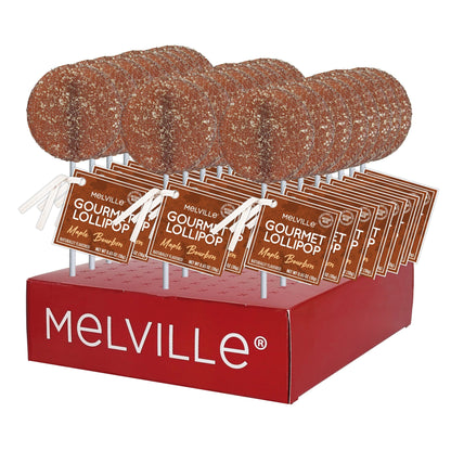 Gourmet Cocktail Lollipops - Maple Sugar Bourbon - Display Stand