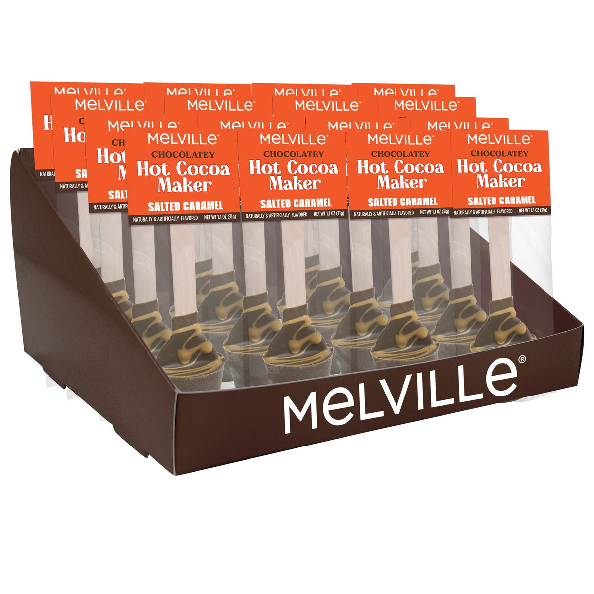 Hot Cocoa Makers 16ct Display Stand - Salted Caramel
