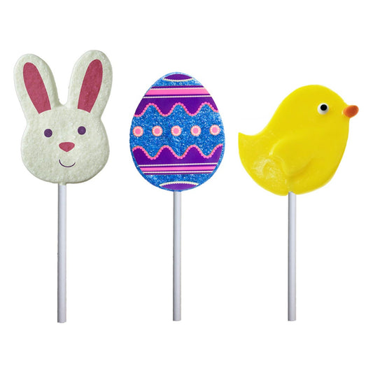 Fancy Easter Lollipops - Assorted - Bulk