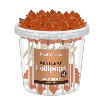 Mini Maple Leaf Lollipops - Bucket
