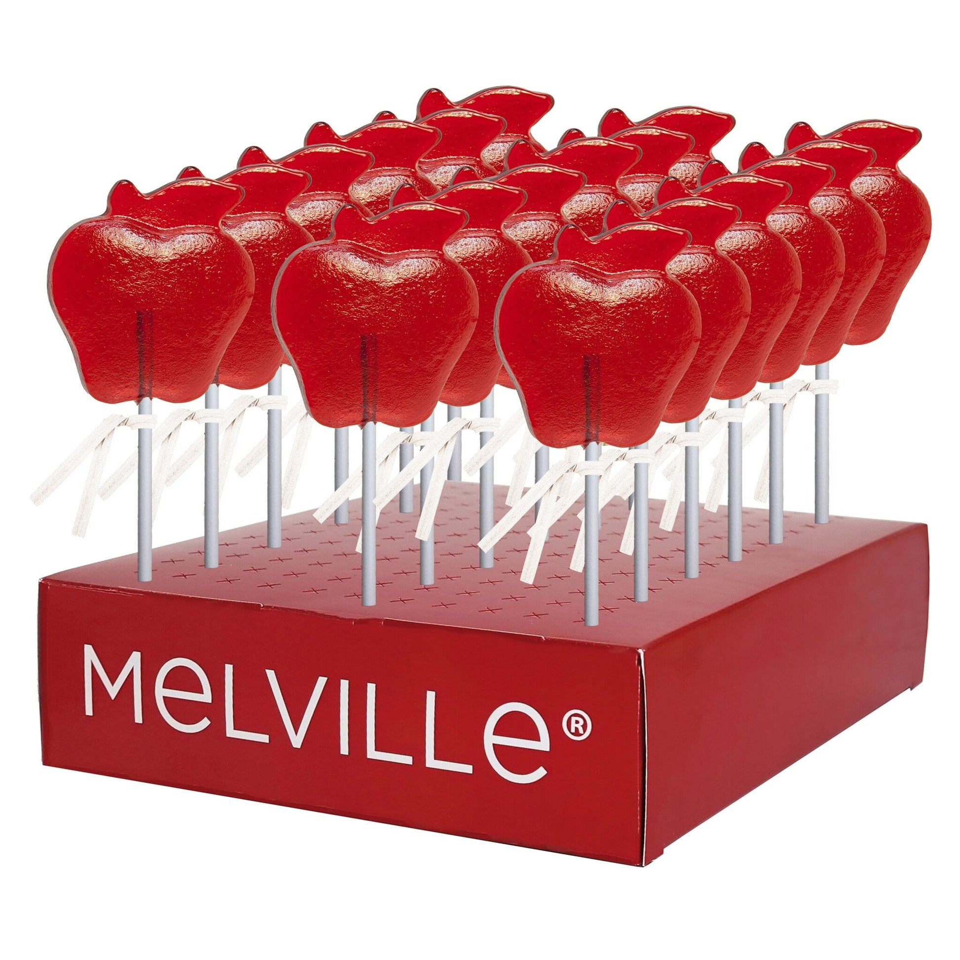 Red Apple Lollipops - Display Stand