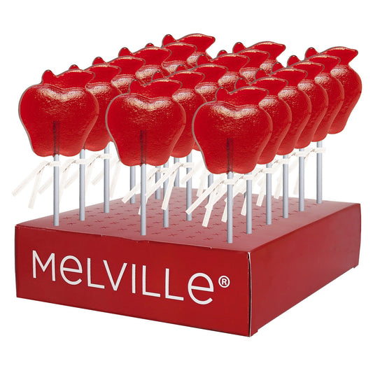 Red Apple Lollipops - Display Stand