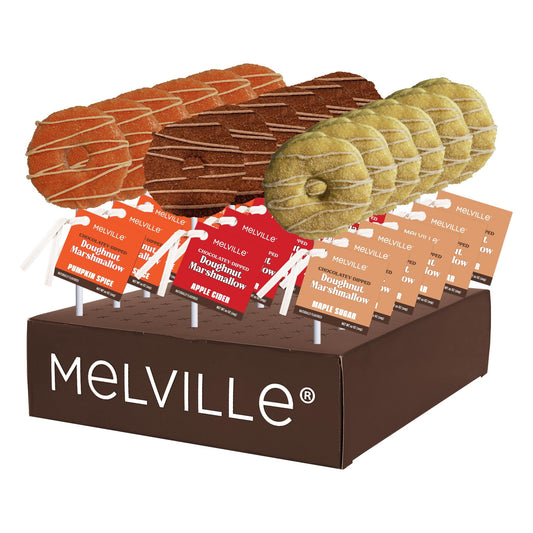 Marshmallow Harvest Donut Pops - Assorted - Display Stand