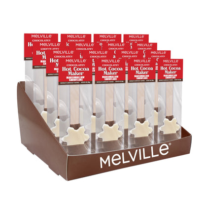 Hot Cocoa Makers 16ct Display Stand - Snowflake Marshmallow