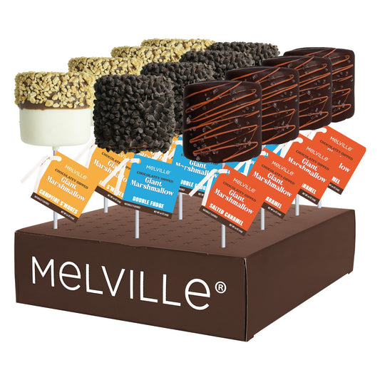 Giant Marshmallow Pops - Assorted Favorites - Display Stand