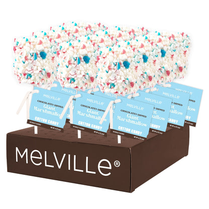 Giant Marshmallow Pops Cotton Candy - Display Stand